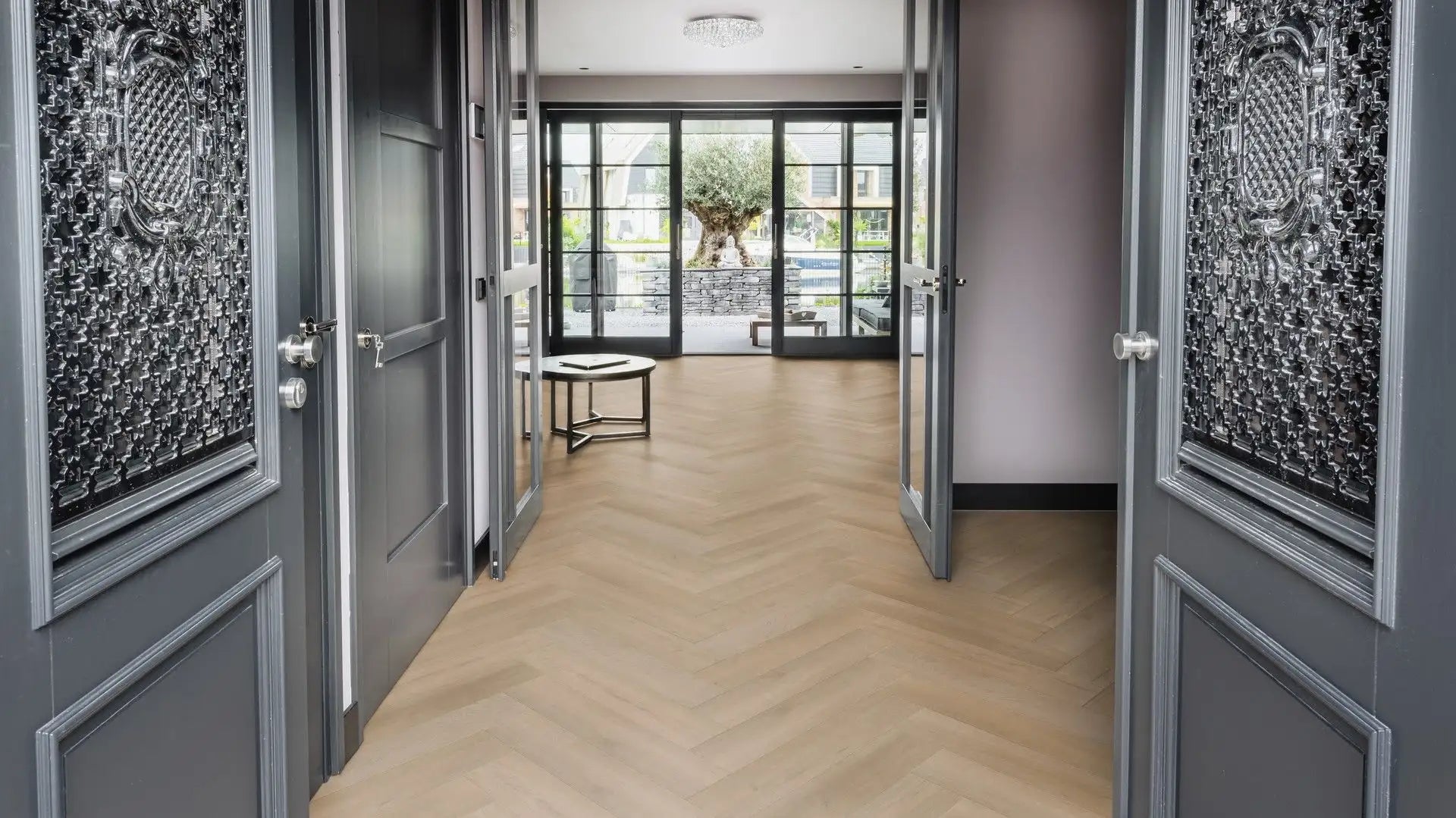 Douwes Dekker - Visgraat Klik PVC Gemberkoek Ultramat